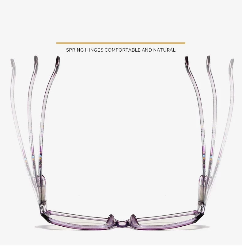 Мужские и женские тонкие очки для чтения VCKA с плоским верхом карманом легкие