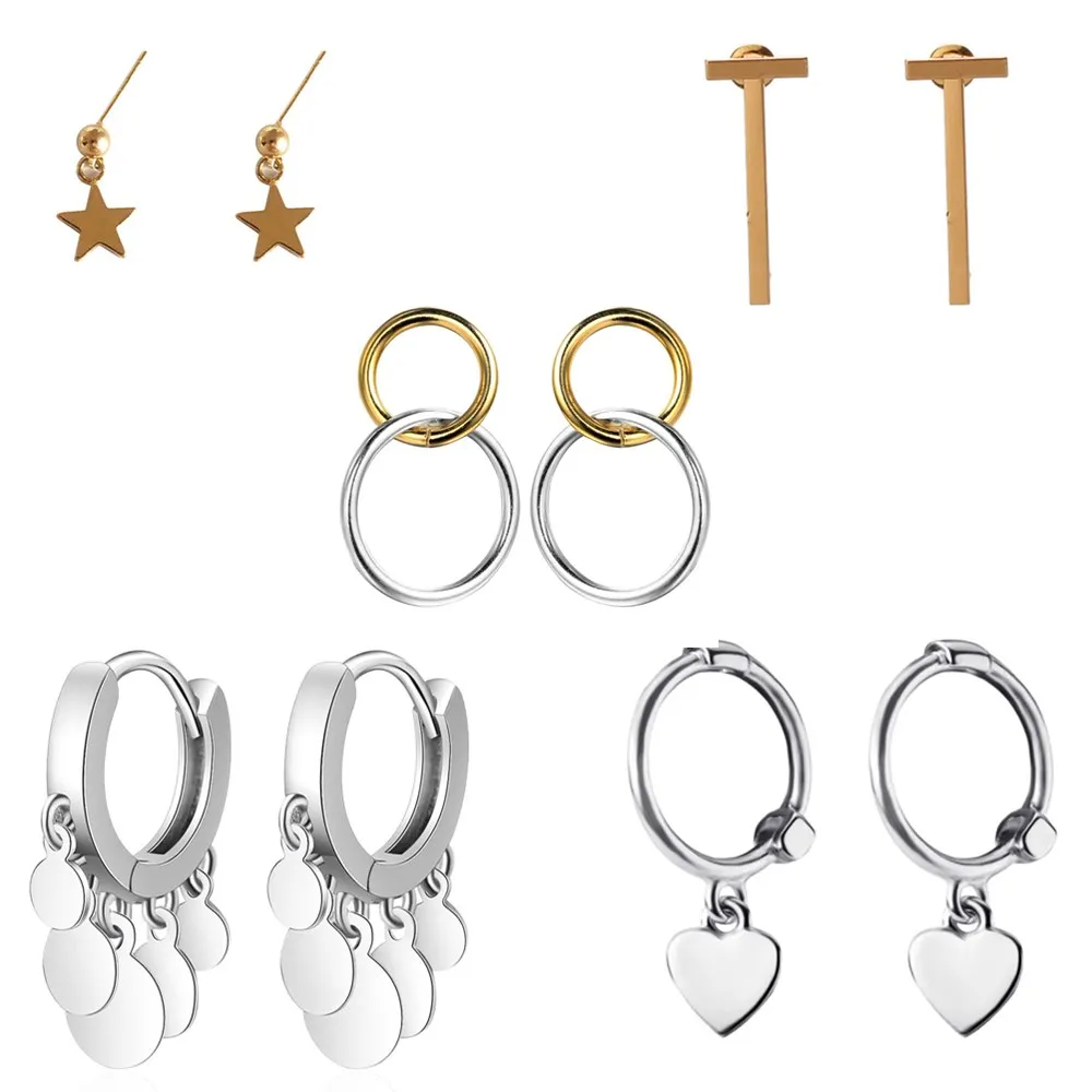 Женские серьги-гвоздики в стиле | Украшения и аксессуары