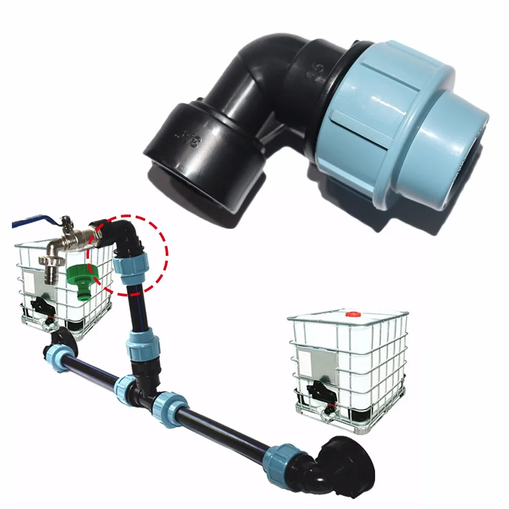 

1 Piece IBC Adapter Connection Lever 1x Kit One End To 3/4 Of The Water Tap PE Connector