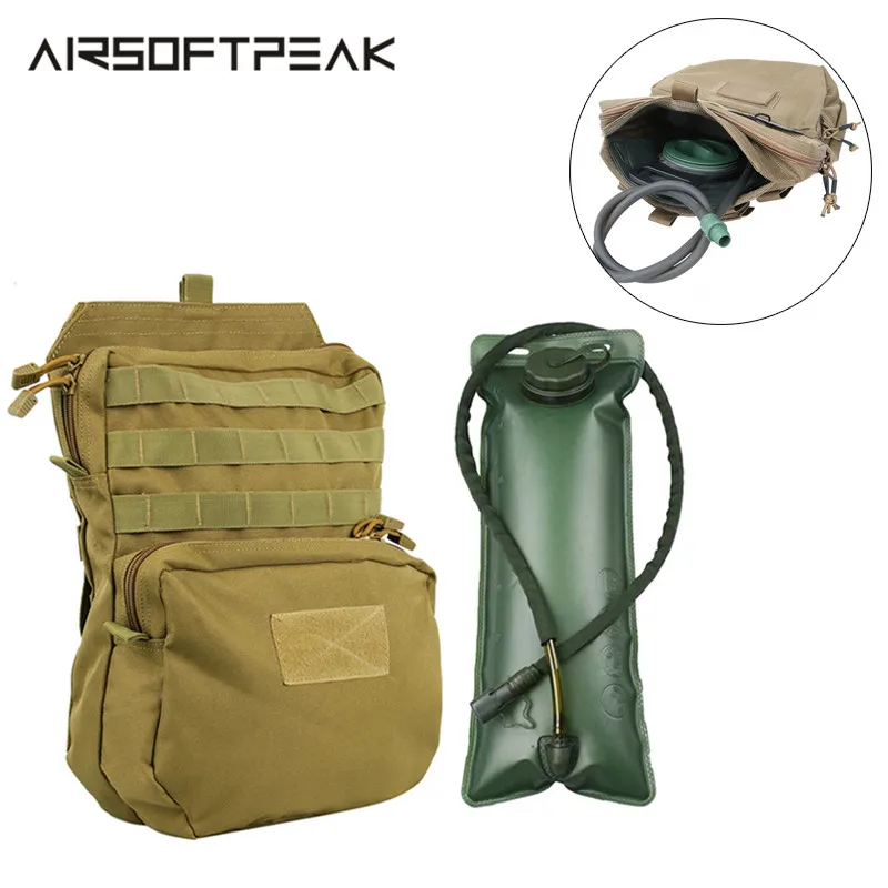 3L Открытый гидратации мешок 1000D нейлон Molle воды Охота сумка для боевых жилет внутренний пакет аксессуар мешок рюкзак водонепроницаемый