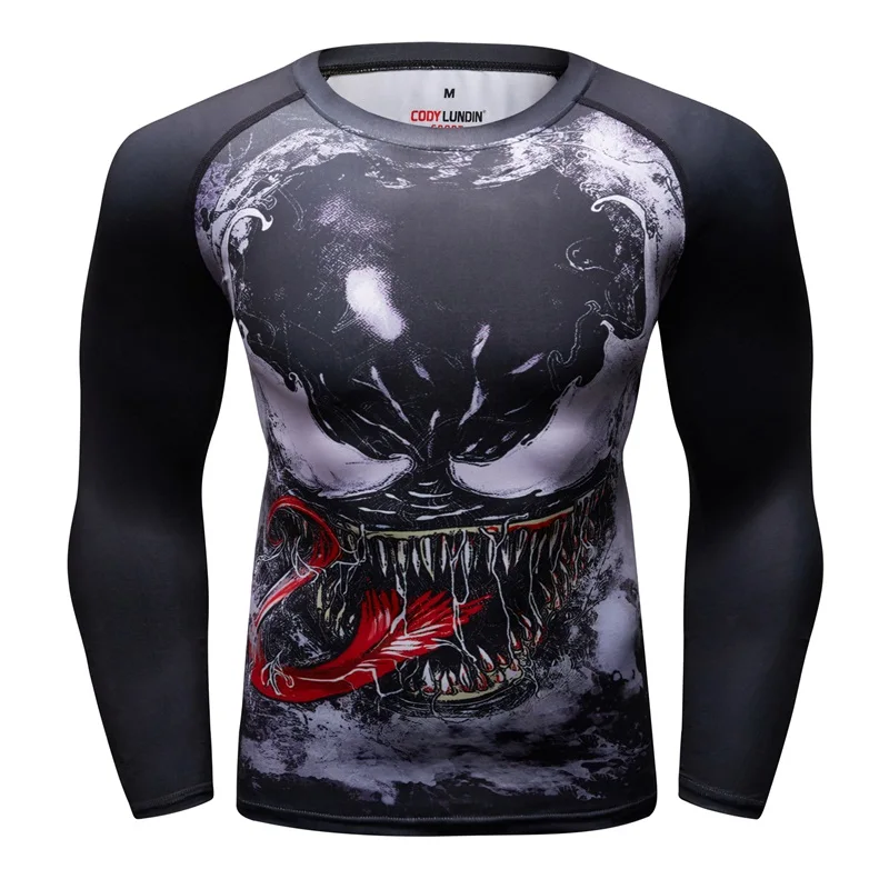 Мужская 3D ММА футболка herren rashguard тематика Бразильское джиу джитсу Футболка
