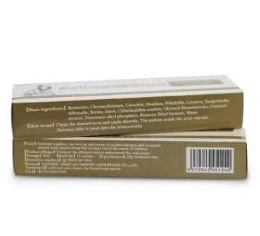 Бесплатная доставка мази от геморроя Hua Tuo, геморройных свечей, геля Mixed Hemorrhoids / 6 коробок.