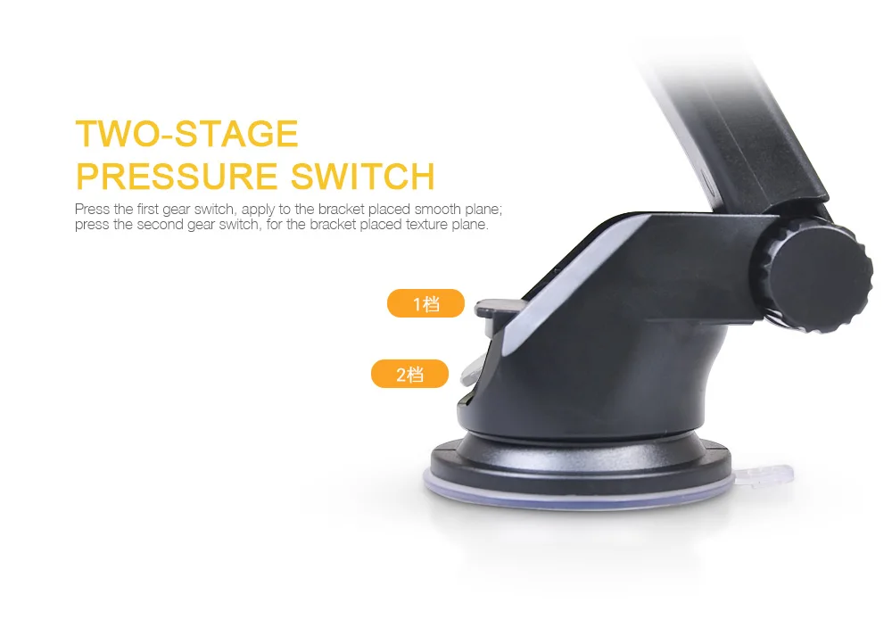 

Phone Car Holder Stand Mobile Phone Smartphone Support Car Holder No Magnetic Suction Cup Phone Clip Stand