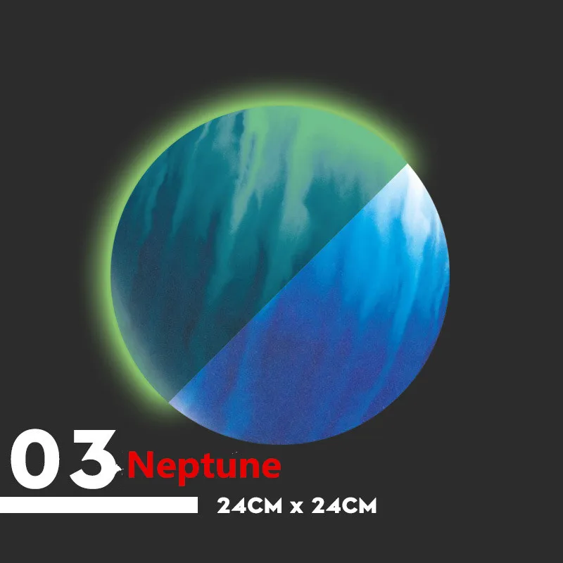 Новинка! Земля Юпитер солнце венена уран Сатурн Нептун флуоресцентные наклейки