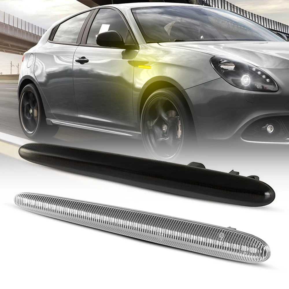 2 шт. динамический Светодиодный Боковой габаритный фонарь светодиодный