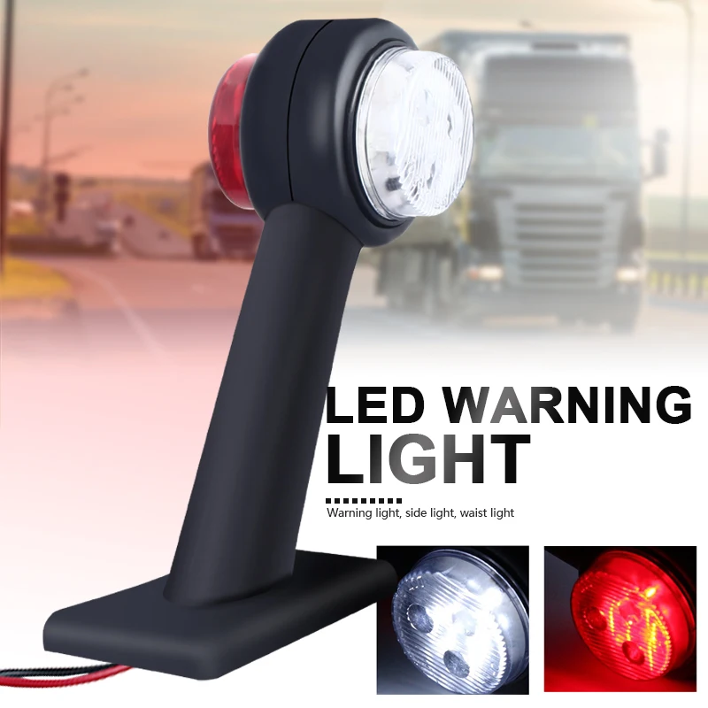 

Trailer Taillight Truck Waist Light Bright Truck Side Light Two-Sided Illumination Lamp LED DC12V 24V Generic