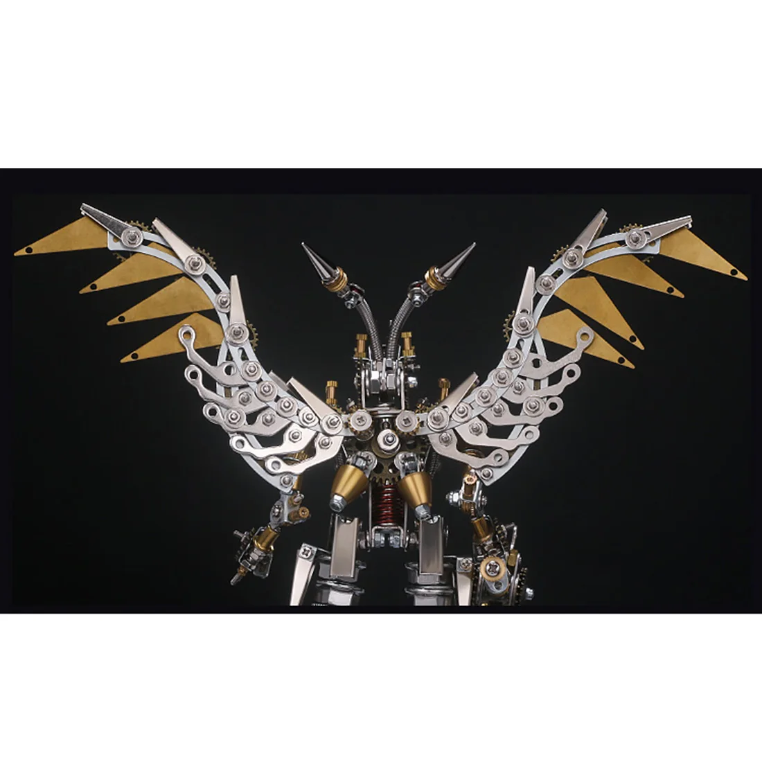 

573Pcs DIY Metal Mechanical Mecha Puzzle Model Kit 3D Assembly Pawns Jigsaw Crafts - Lv Bu