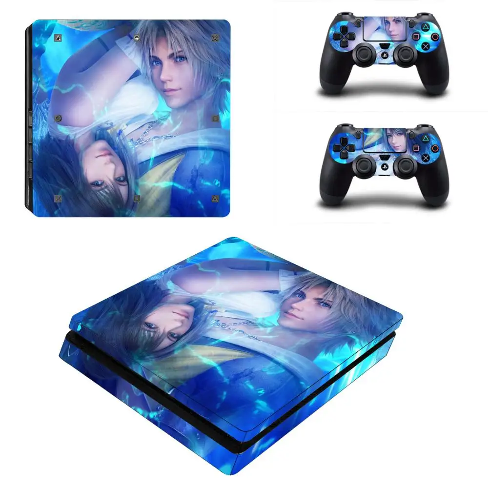 Final Fantasy PS4 тонкий Стикеры s Play station 4 кожи наклейки для Игровые приставки Slim консоли