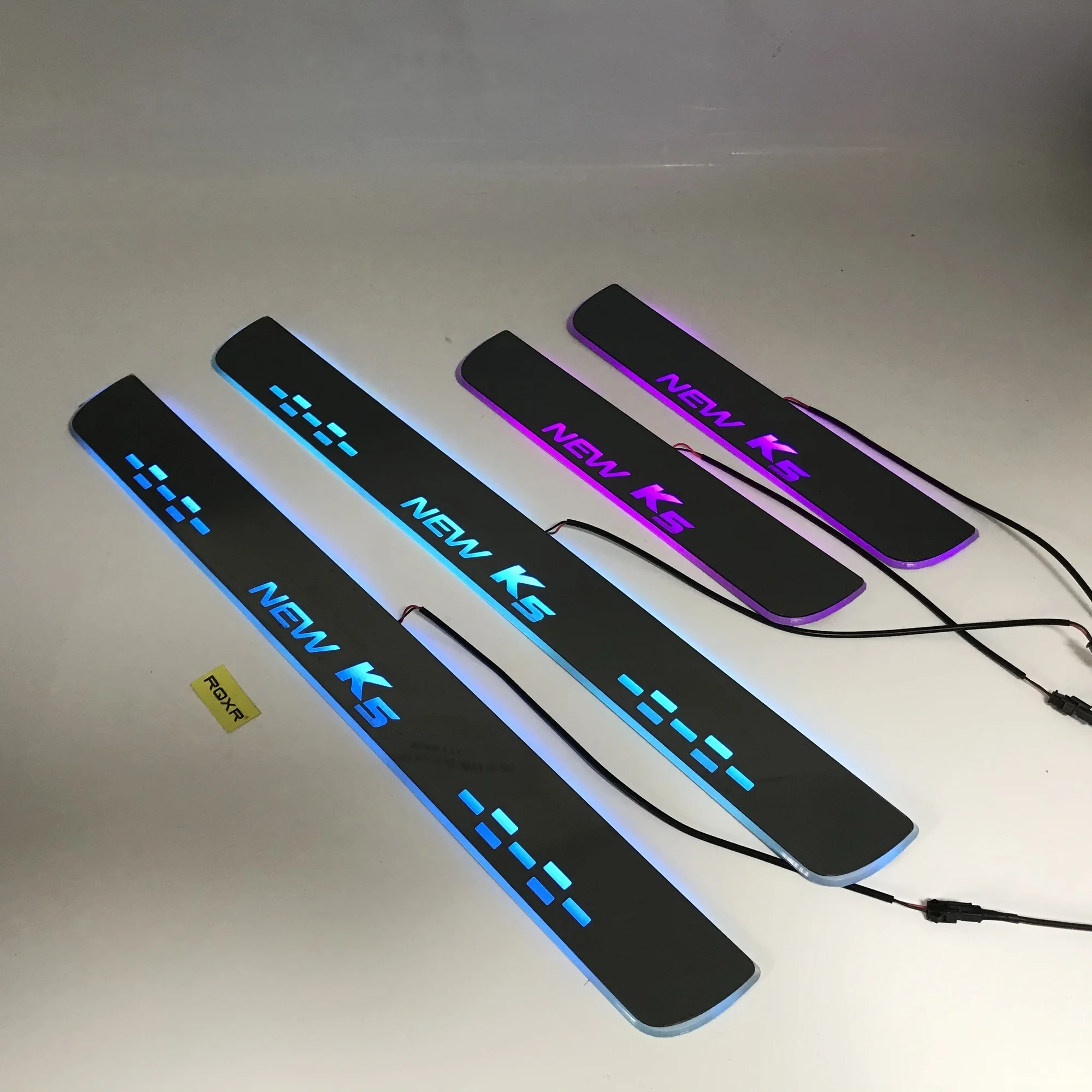 

Express Delivery New Custom Led Door Sills Moving Door Scuff Step Plate Light for Kia K5 Optima