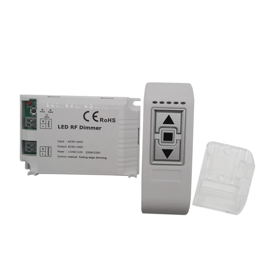 СВЕТОДИОДНЫЙ беспроводной диммер DM014 с 3 кнопками дистанционного управления