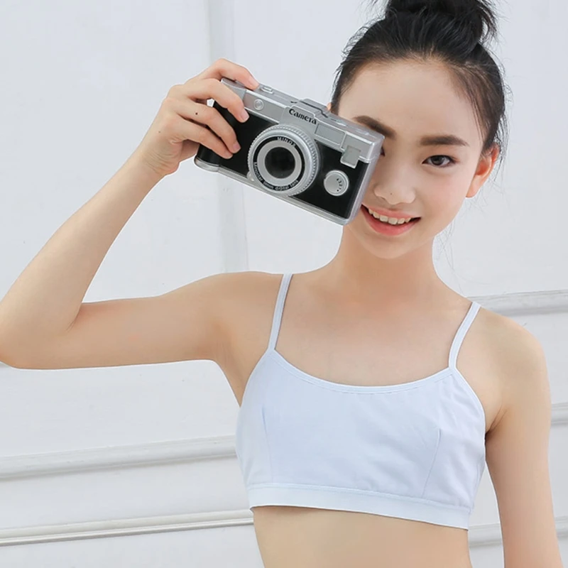 

Super Comfort Girls' Wireless Sports Bras Bustier Sleep Bras for Girls in Yoga K