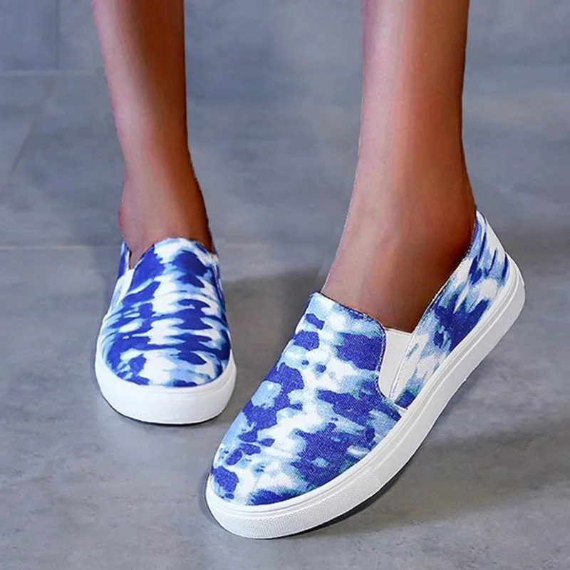 Лоферы женские в клетку повседневные без застежки радужные на плоской подошве