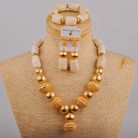 classic bridal wedding white coral bead necklace jewelry african wedding jewelry nigeria wedding dress accessories set au 259