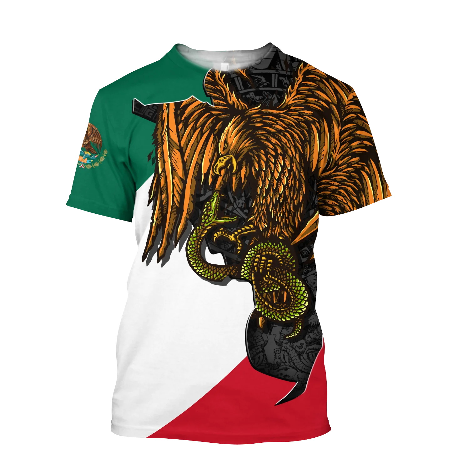 

Summer Fashion Men T shirt Mexican American Aztec Warrior 3D All Over Printed T shirts Unisex Harajuku shirt Casual Tee Tops-2