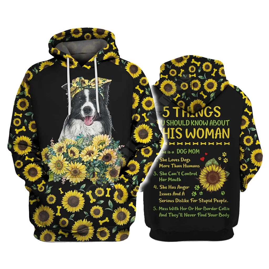 

Border Collie 5 Things You Should Know 3D Hoodies Printed Pullover Men For Women Funny Sweatshirts Drop Shipping 02