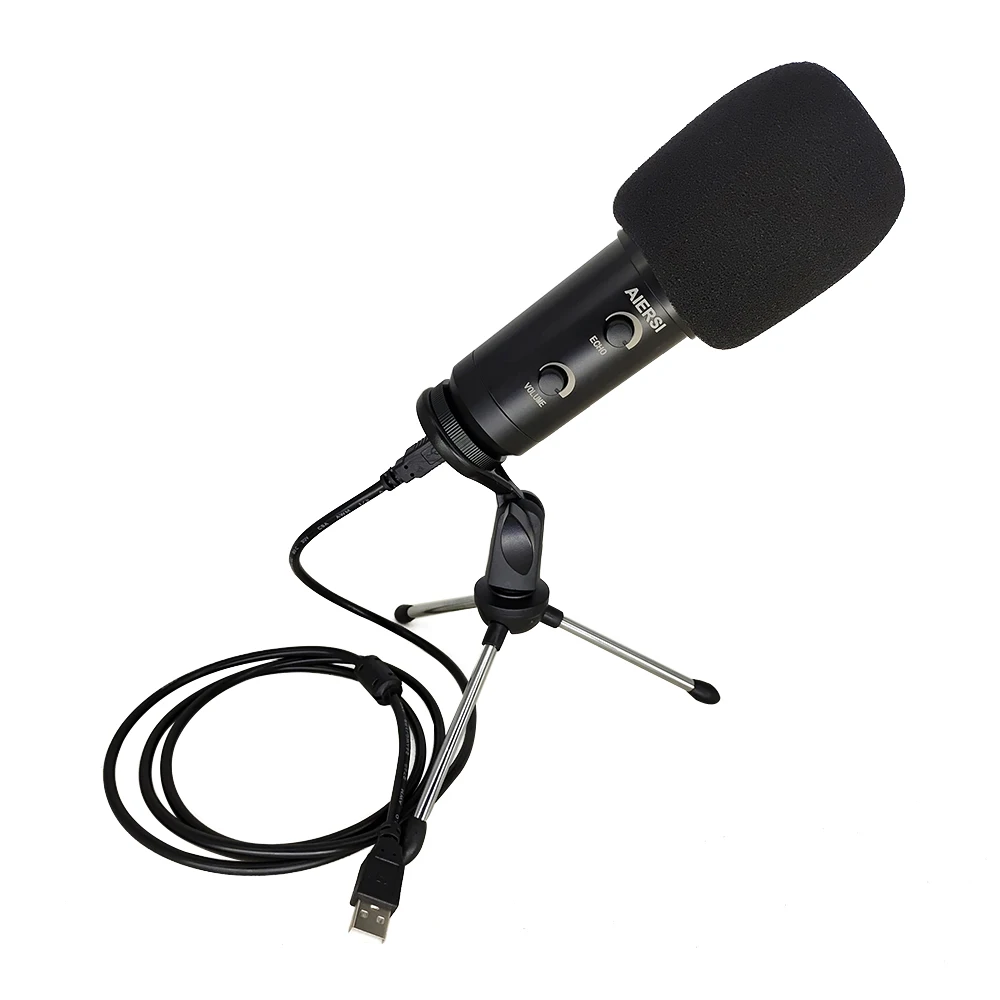 

USB Microphone Professional Condenser Microphones For PC Computer Laptop Recording Studio Singing Gaming Streaming Mikrofon