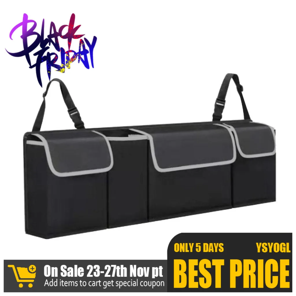 2020 автомобильная сумка для хранения заднего сиденья черная водонепроницаемая