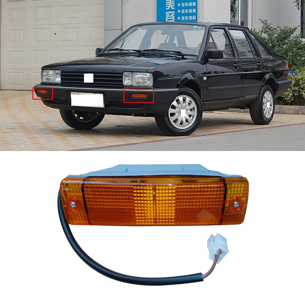 

CAPQX For VW Santana 1991 1994 1998 1999 2000 2001 2002 2003 2005 2006 2007 Front Bumper light turn signal lamp indicator light
