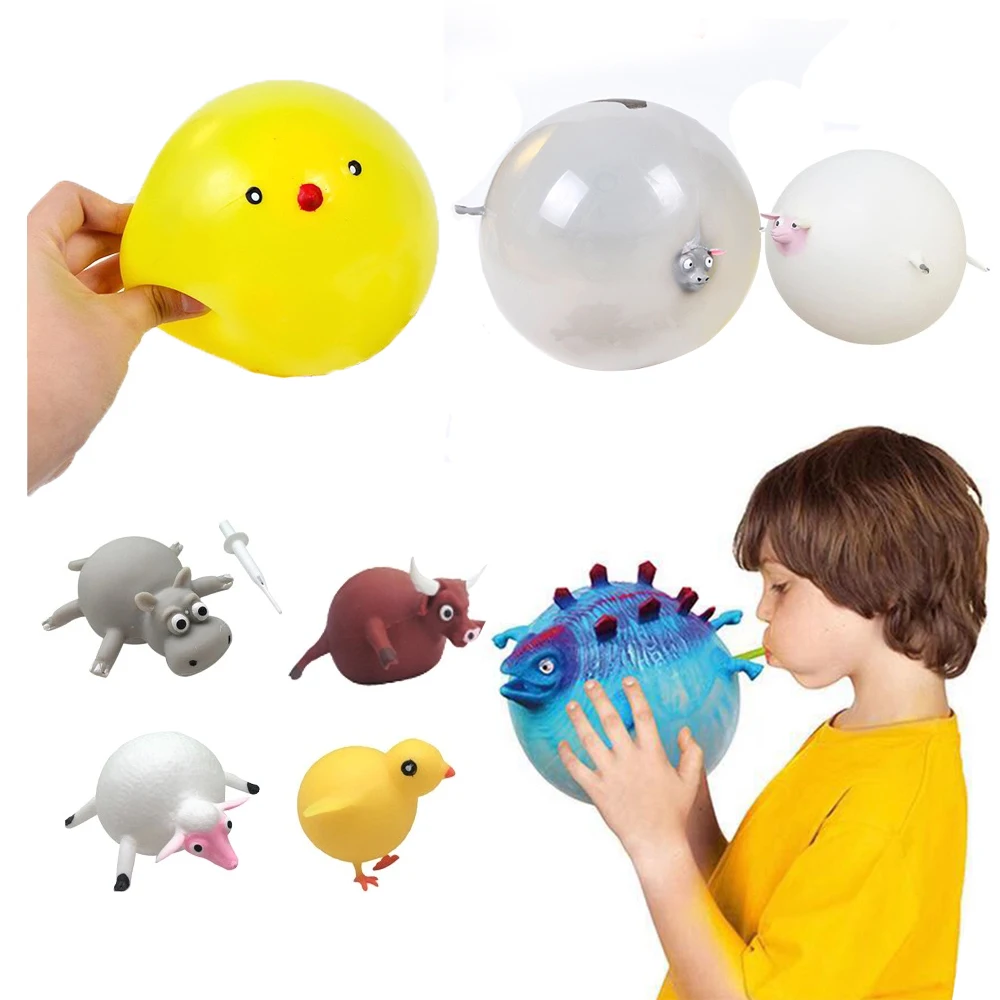 Новое поступление динозавр слон сжимаемые игрушки антистресс надувные животных