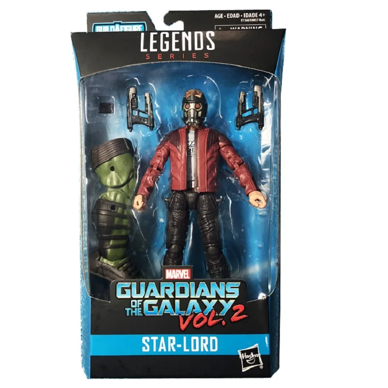 

6inch Hasbro Marvel Legends Avengers Superhero Star-Lord Rocket Racoon Anime Action & Toy figures Model Toys For Children