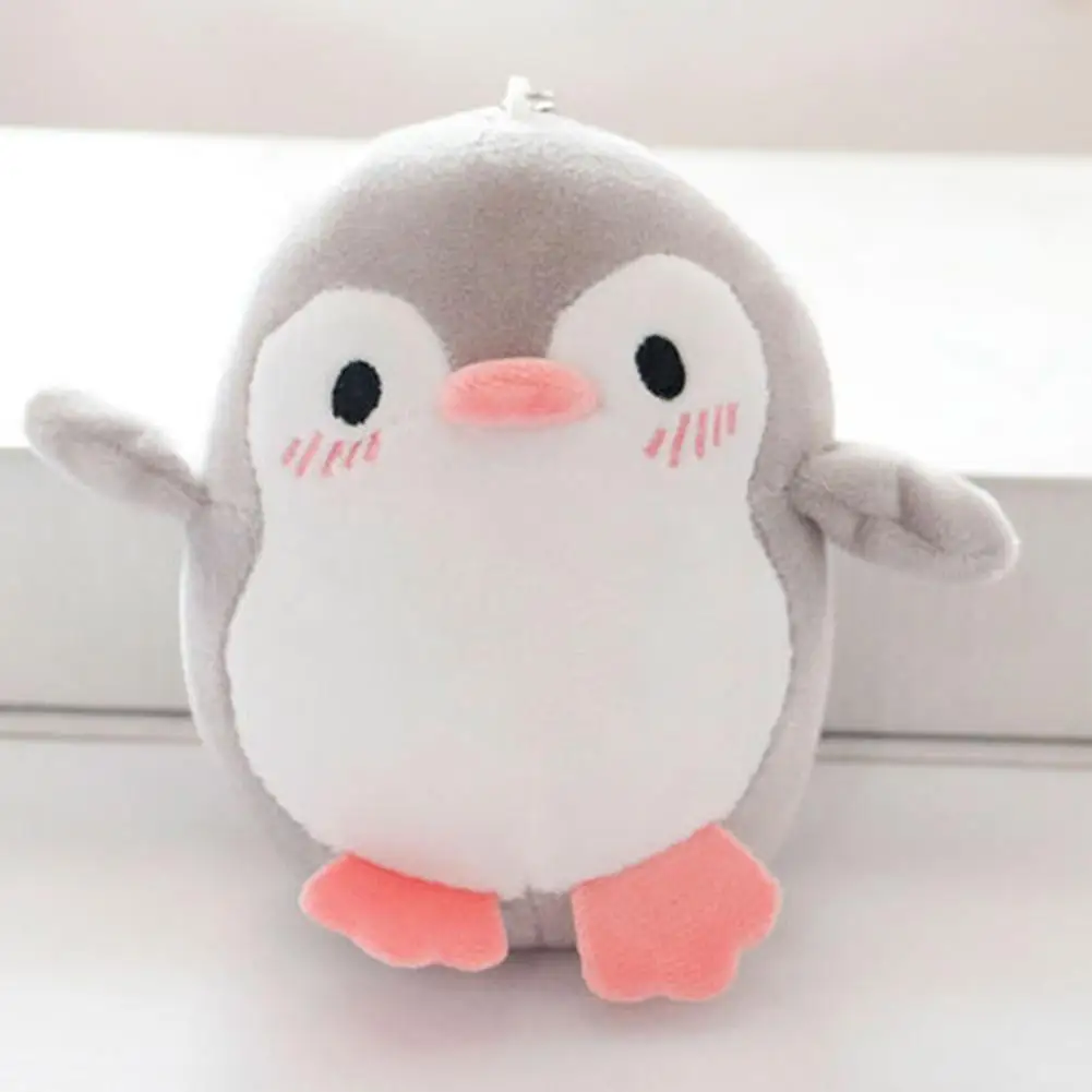 

Bag Pendant Stuffed Lovely Penguin Animal Stuffed Doll Plush Toy Key Holder for Backpacks Key Chain Quality Toy Doll