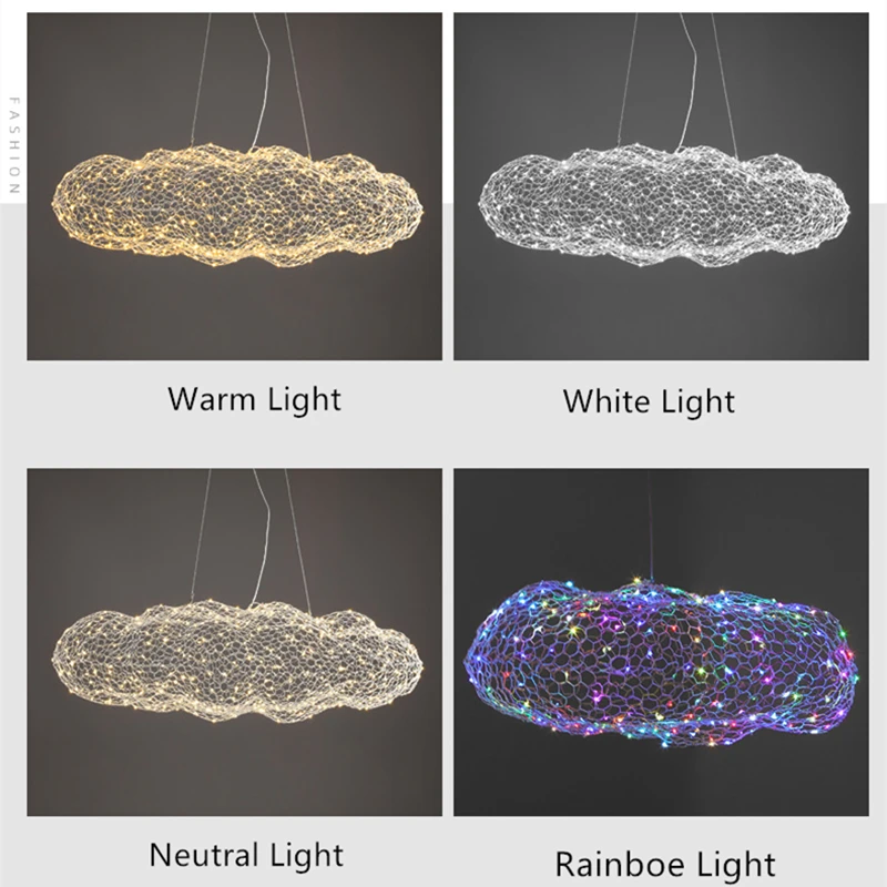 

Modern Cloud Pendant Lights Led Pendant Lamp Living Room Hotel Lobby Restaurant Bar Firefly Indoor Lighting Suspension Luminaire