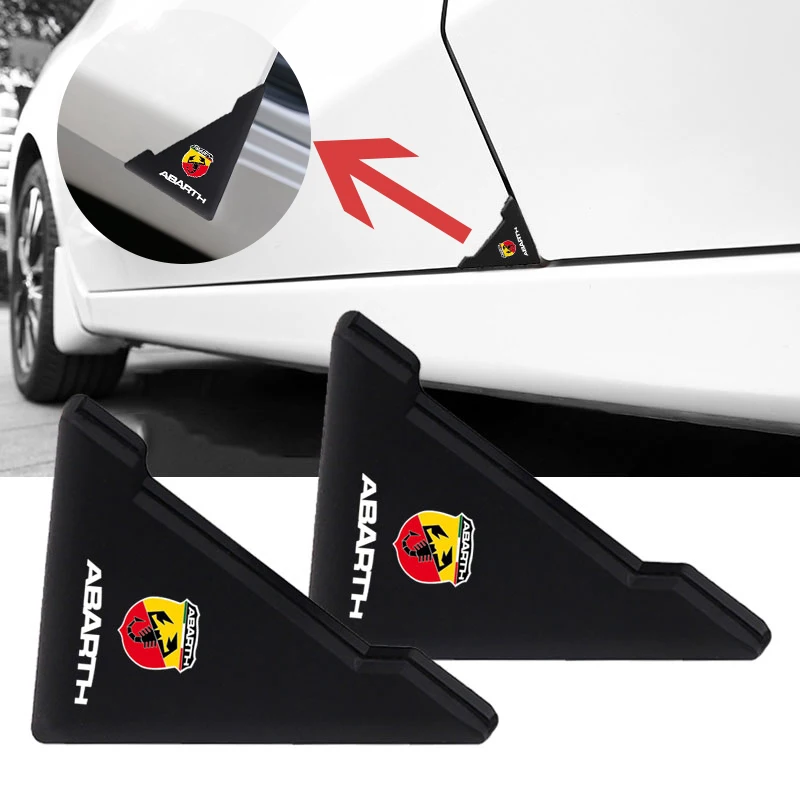 2 шт. автомобильные наклейки для защиты углов дверей от царапин|Наклейки на