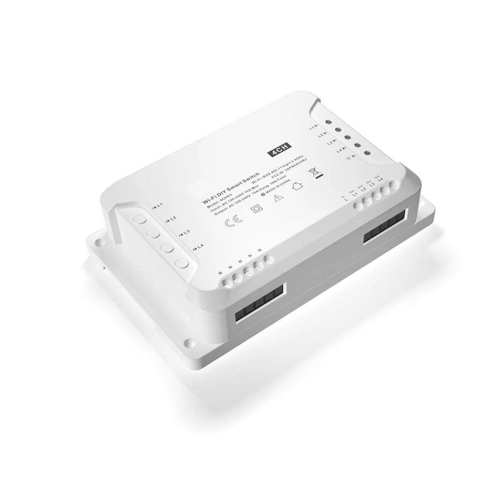HomeKit переключатель Google Assistant 4CH Pro R3 Sonof WiFi умный дом беспроводной пульт