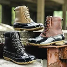 Женские ботильоны с леопардовым принтом, водонепроницаемые ботинки для дождя и снега, теплая зимняя обувь, 2021