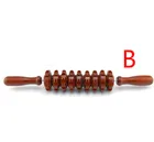 Деревянный многофункциональный массажный ролик для всего тела, оборудование для массажа живота, талии, живота