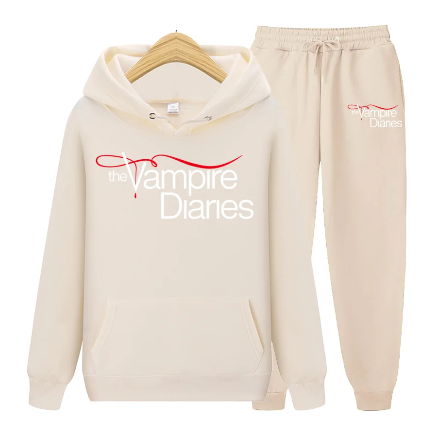 

CHAIYAO The Vampire Diaries Fashion Men's Suit Hoodie Essential Hoodie Women's Essentials Track and Field Sportswear Sports