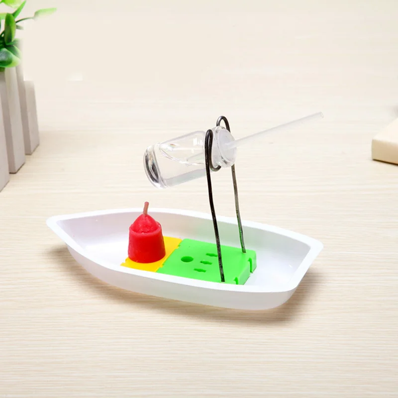 1 Набор научных экспериментов сделай сам обучающая Паровая лодка игрушки для