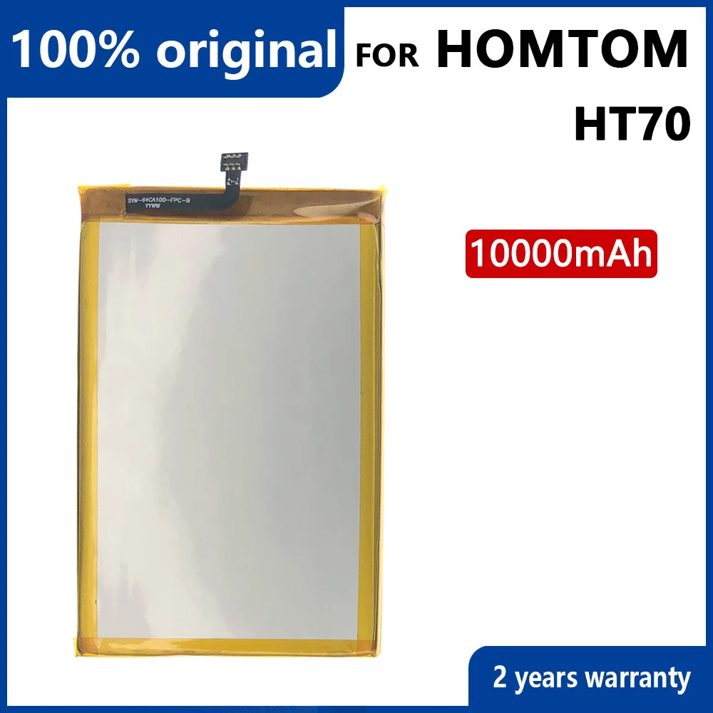 100% Оригинальный 10000 мАч перезаряжаемый аккумулятор для телефона HT70 HT 70
