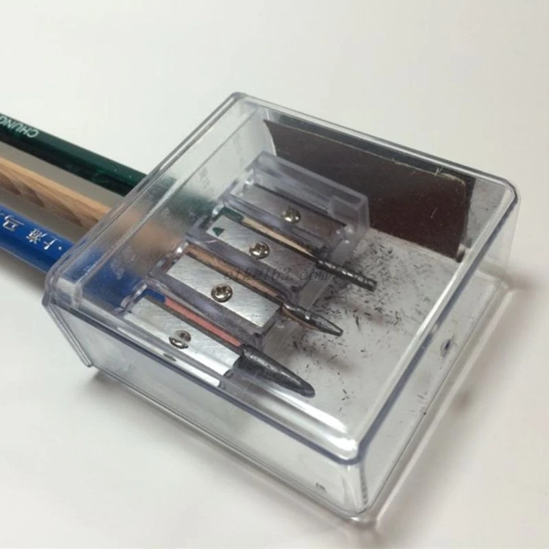 Многофункциональная точилка для карандашей с 4 отверстиями длинная основная