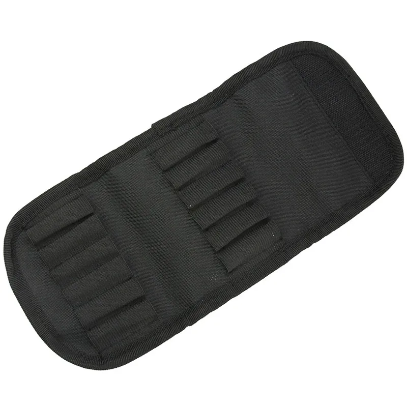BK Airsoft 12 круглый корпус винтовка патрон охотничий складной патрон несущая сумка Пуля для дробовика держатель винтовка EDC тактический Molle GA чехол - Цвет: BK