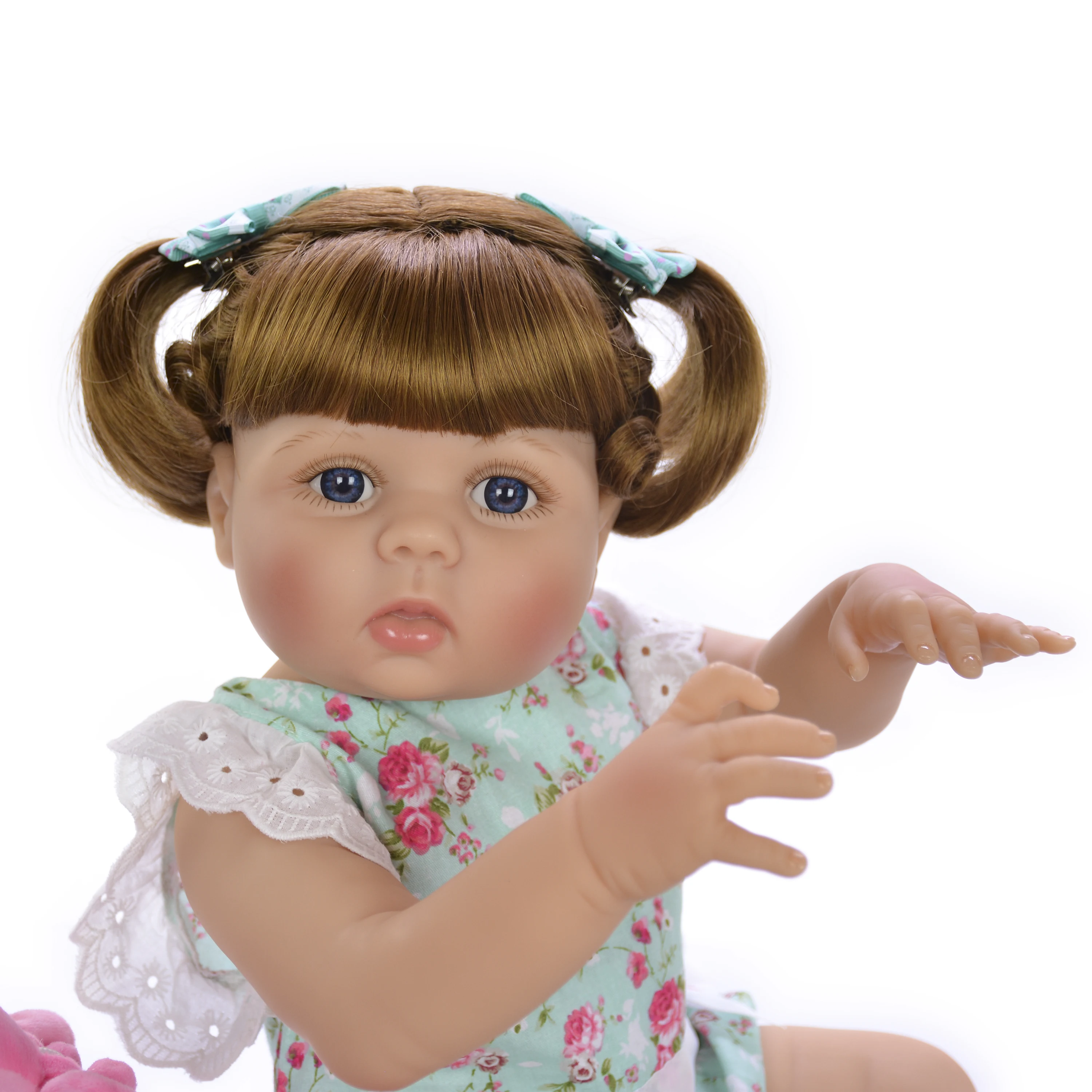 Кукла реборн KEIUMI 23 дюйма с косами