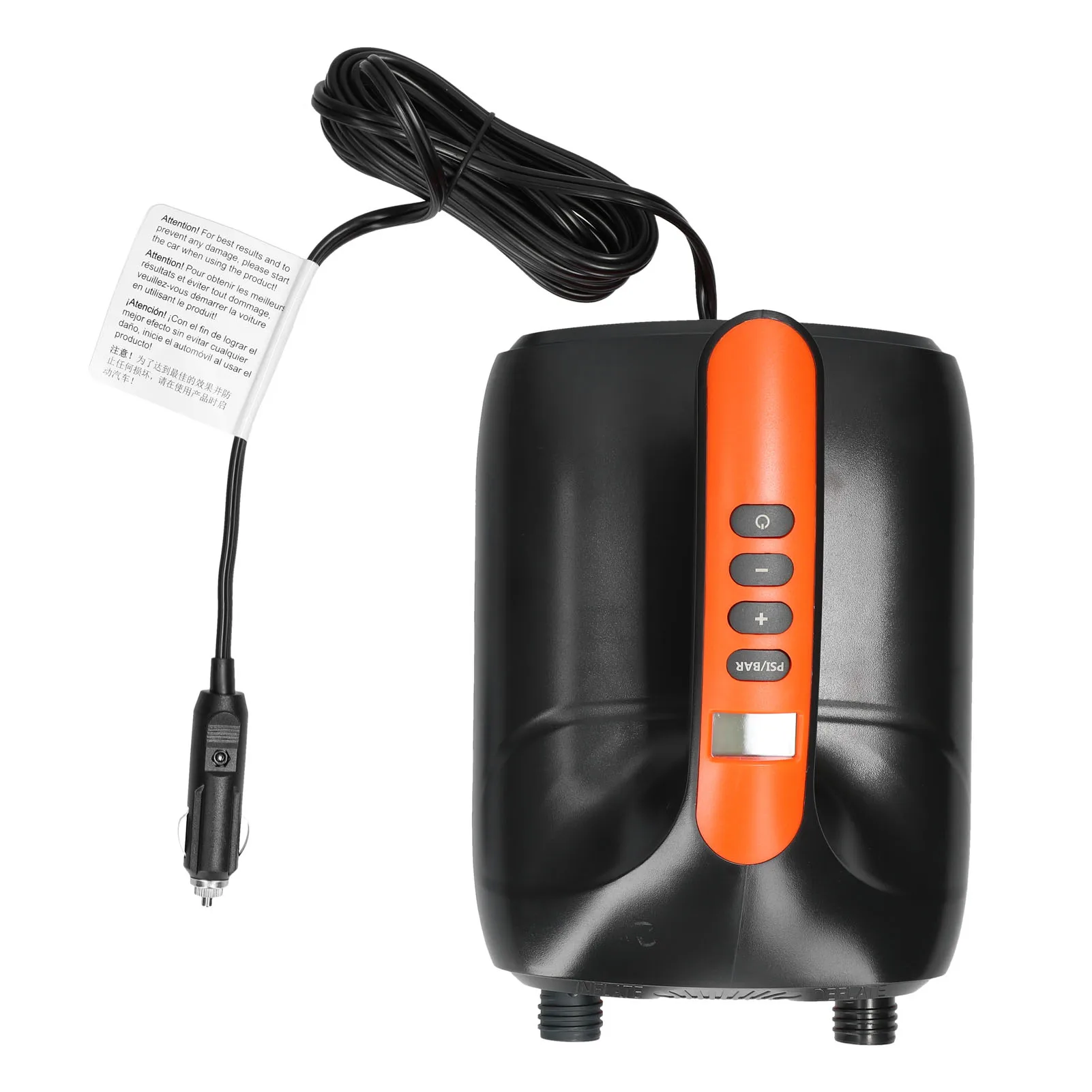 

20PSI/16PSI Portable High Pressure Electric Inflatable Air Pump Programmed Intelligent LCD Digital Controller 12V