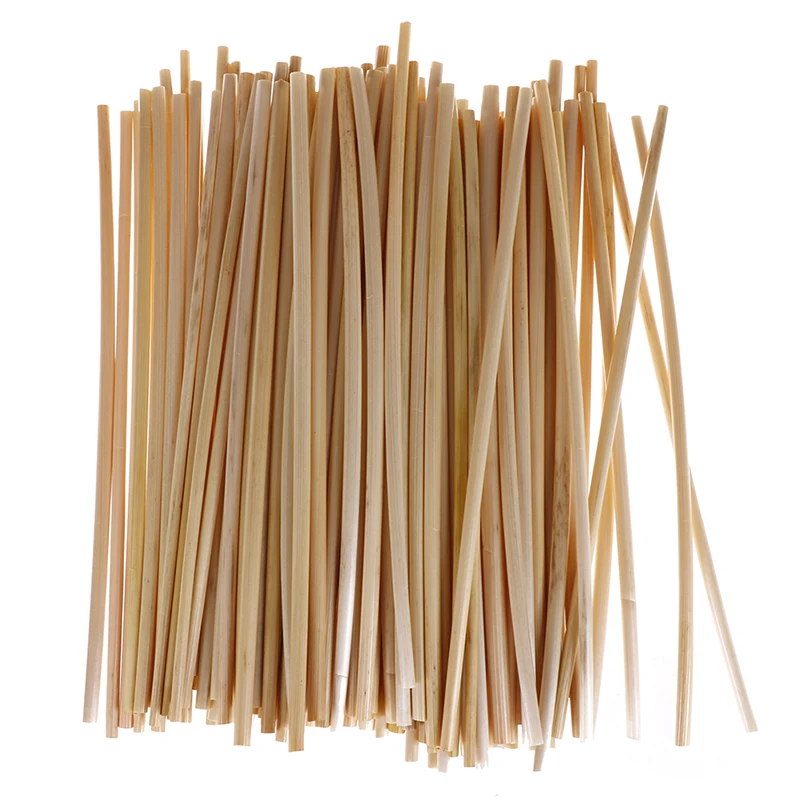 

100PCS / Pack 20CM Wheat Straw Environmentally Friendly Straw Bar Kitchen Accessories Or 5pcs Cleaning Brush