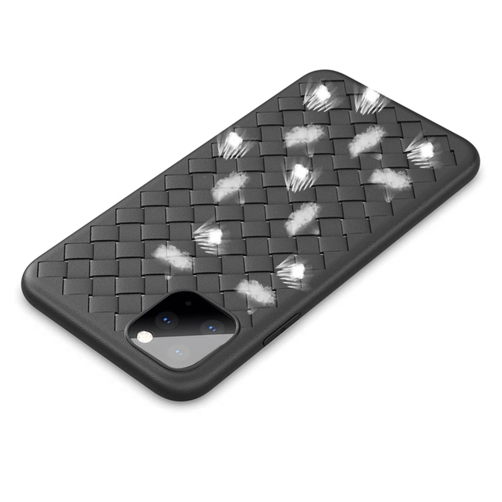 Чехол с дышащей сеткой для iPhone 11 Pro Max XS 6 6S 7 8 Plus X XR Мягкий тканевый чехол из ТПУ BV