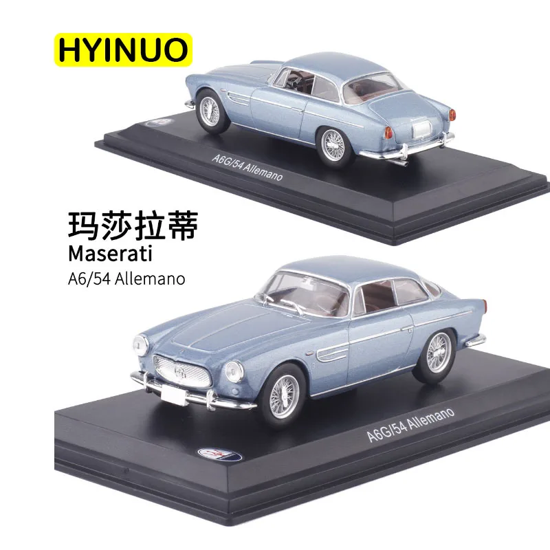 Масштаб 1:43 Классическая модель гоночного автомобиля Maseratis из металлического