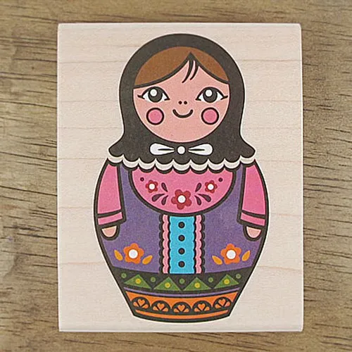 Новинка 2021 деревянные штампы для кукол в русском стиле штамп печати подарок