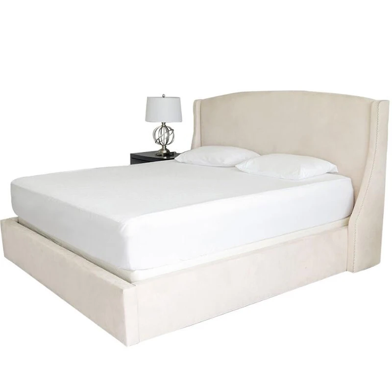 White White Waterproof Bedspread Home Hotel Bed Cover Mattress Cover Bedspread Bedding Sheet Couvre Lit Twin/Full/Queen/King Size - Цвет: White