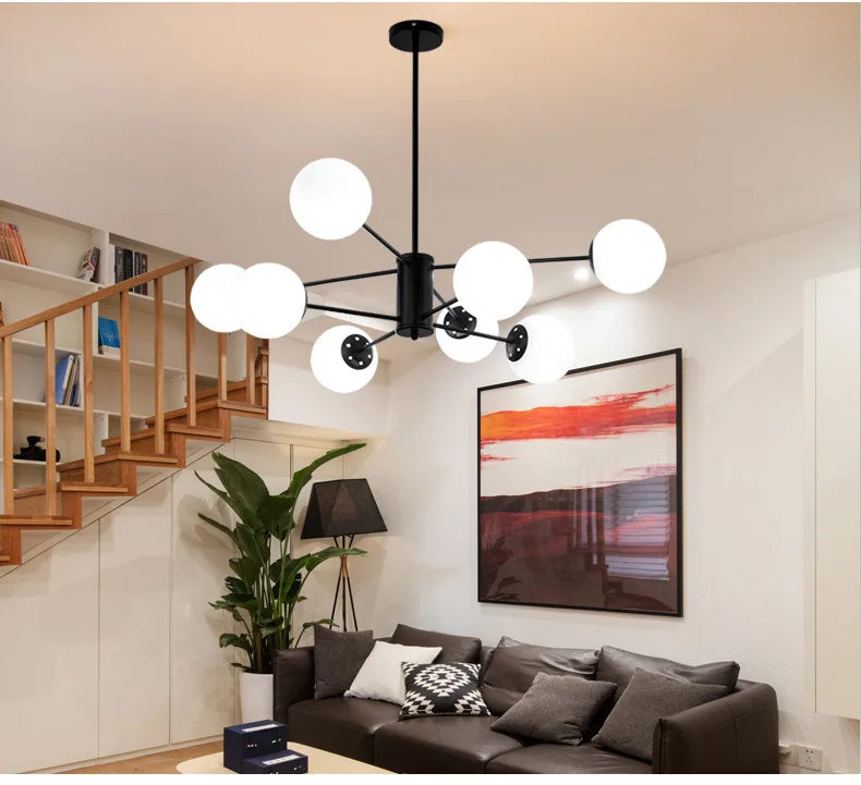 Скандинавские лампы лампа для гостиной современная спальня ресторан