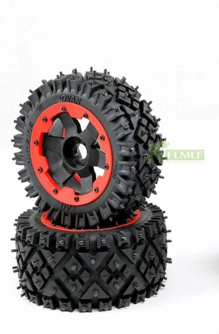 Набор шин для передних и задних колес вездехода подходит HPI ROFUN ROVAN KM BAJA 5B SS