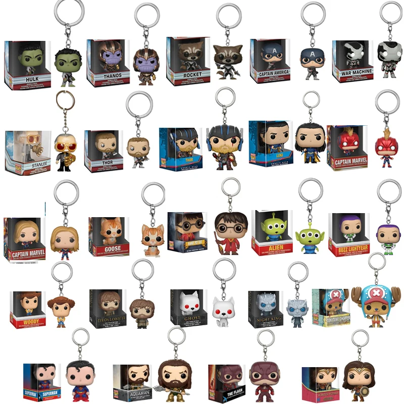 Marvel Мстители локи Дисней История игрушек 4 Вуди волшебник Тони Чоппер брелок