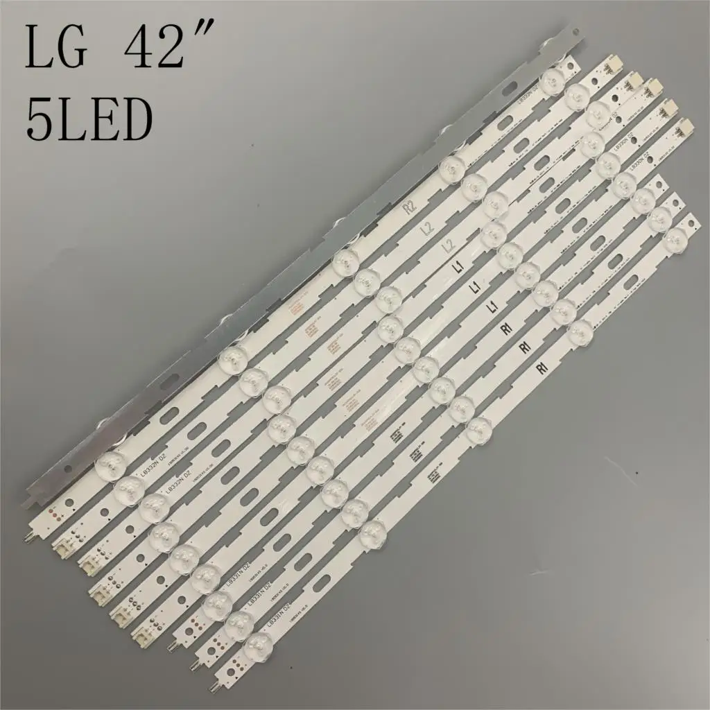 LED strip perfect Replacement for LIG 42LN5700 42LN519C 42LN5200-SA 42LN6150 42LN5758 42LN541V 42LN5450 6637L-0025A LC420DUE