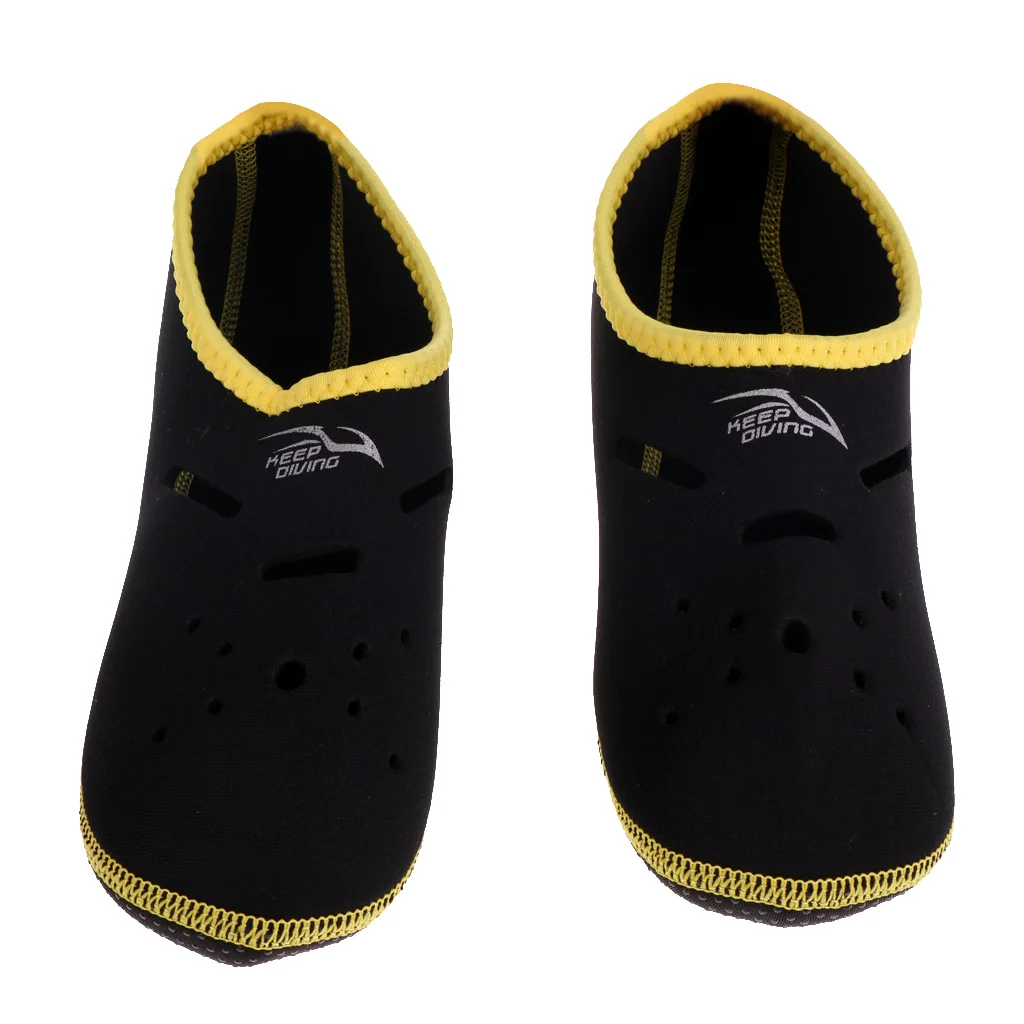 Черный Неопреновый ребристый Носок 3 мм идеально подходит для водных видов