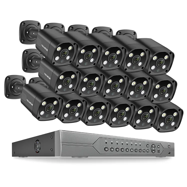 

Techage china professional 16 channels cctv camera 5 mp dual audio poe surveillance systems
