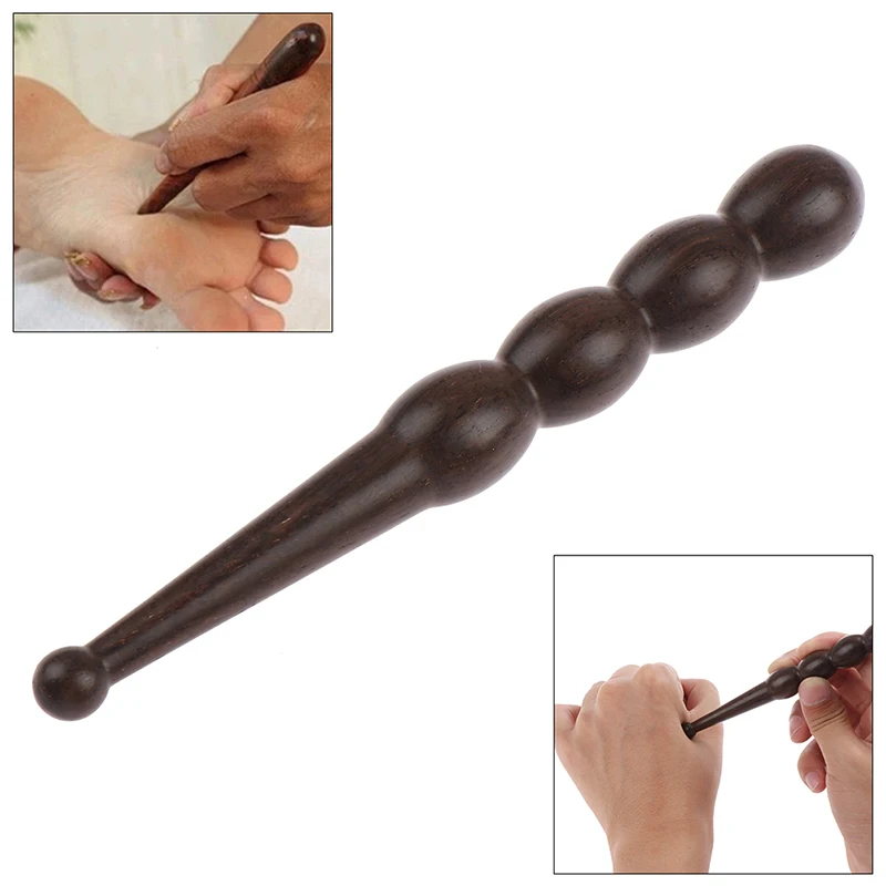 1PC Long Wood Stick Wooden Tools Acupoint Massage Spa Foot Hand Reflexology Body | Красота и здоровье