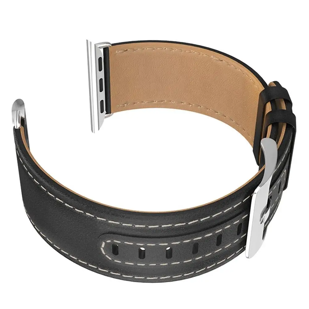 40mm Luxury Soft PU Leather Bracelet Strap Trendy Design Women Men Watch Wrist Strap Band Suitable for Apple Watch Series1/2/3/4 - Цвет ремешка: 40mm